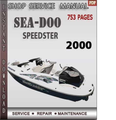 Seadoo speedster 2000 shop service repair manual download. - Training guide 09 data stitch inc.