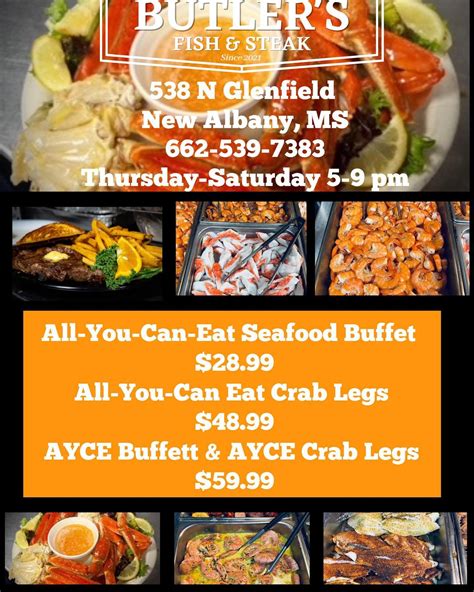 Seafood buffet new albany ms. 4. Rafters Music & Food. Seafood Restaurants Creole & Cajun Restaurants Bars. (1) Website. (662) 539-7400. 704A W Bankhead St. New Albany, MS 38652. CLOSED NOW. 