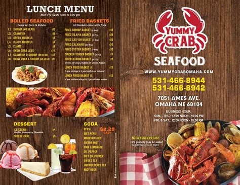 Seafood omaha. Call Jacobson Fish Company at 402-341-7913 or visit 915 Pacific St, Omaha, NE 68108. 