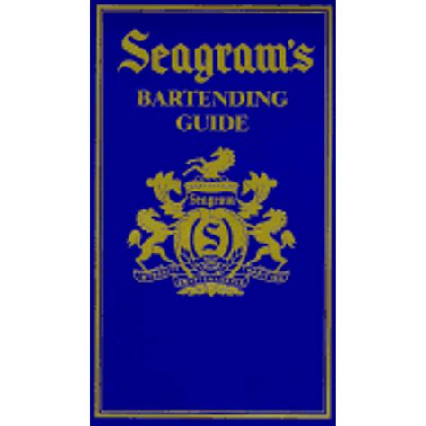 Seagram s new official bartender s guide. - Hotpoint aquarius washing machine wdl520 manual.