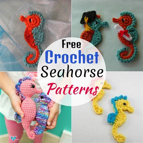Seahorse Free Crochet Pattern Knitting Projects