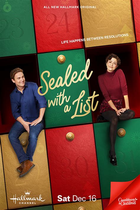 Sealed with a list. Dec 17, 2023 · Sealed with a List is a Hallmark holiday movie about two coworkers who find a connection in the holiday season and set out to fulfill their dreams and aspirations. The cast includes Katie Findlay, Evan Roderick, Daylin Willis, and others. The movie will air on December 16, 2023. 