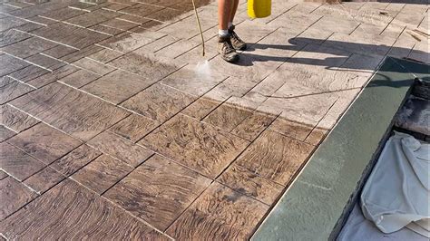 Sealing stamped concrete. Cracks provide an opening for water to get into the concrete, which can lead to freeze/thaw damage or other problems. To repair cracks, simply fill them with a patching compound … 