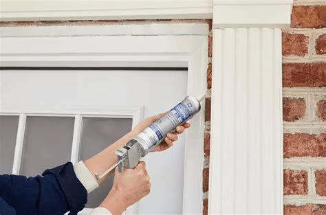 Sealing window frames outside.  Unsealed windows or windows with old, degrading sea...