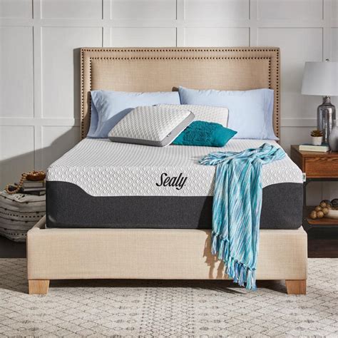The Sealy Cool & Clean 14” Hybrid Mattress brings all the comfort and trusted quality of a Sealy mattress, turned up a notch with an included cover and bed-in-a-box convenience. Cool-touch plush knit cover is woven with cooling yarns for refreshing comfort and is treated with an antimicrobial finish, protecting your mattress against common ... .