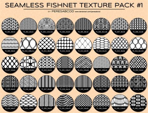 Seamless Fishnet / Lingerie Texture Pack #1