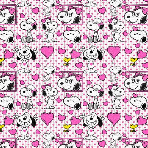 Seamless Pattern Valentine Snoopy Pattern Digital Pattern Etsy