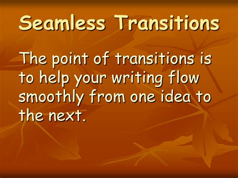 Seamlessly transitions crossword. The meaning of SEAMLESS is having no seams. How to use seamless in a sentence. Figurative Meanings of Seamless 