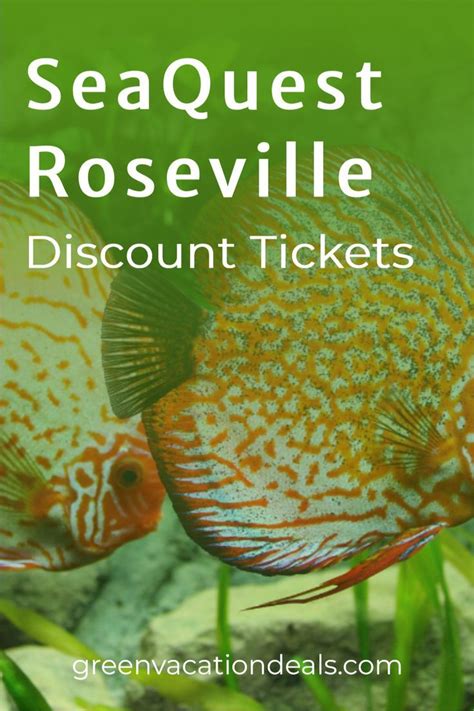 SeaQuest Roseville. 3.5. 68 reviews #3 of 28 things to do in Roseville. Zoos Aquariums. Closed now. 11:00 AM - 6:00 PM. Monday. 11:00 AM - 6:00 PM. Tuesday. 11:00 AM - 6:00 PM. Wednesday. ... Go online before going and check out their discounted tickets and coupons for extra tokens. Also it was worth us buying a season pass because then the ....