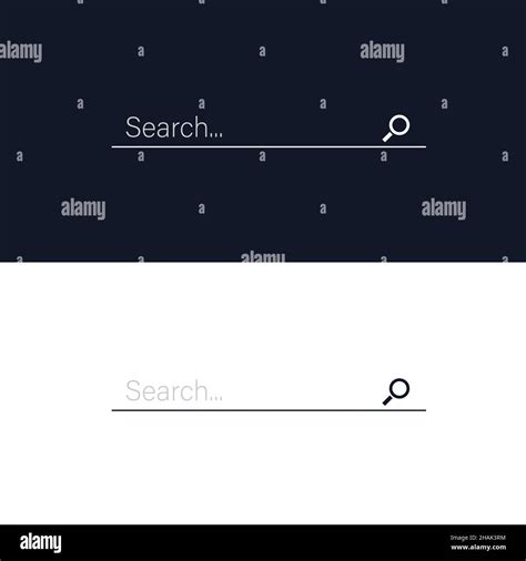 Search Bar with an Icon. Minimalist Design. HTML Template Element. User