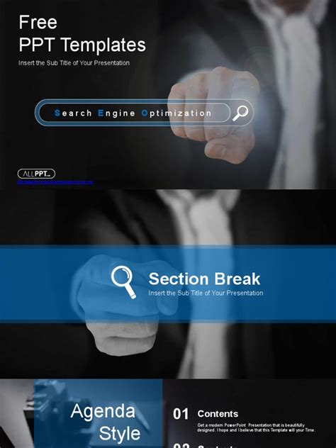 Search Engine Optimization Powerpoint Templates For Free