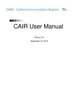 Search Existing CAIR Users - cairweb.org