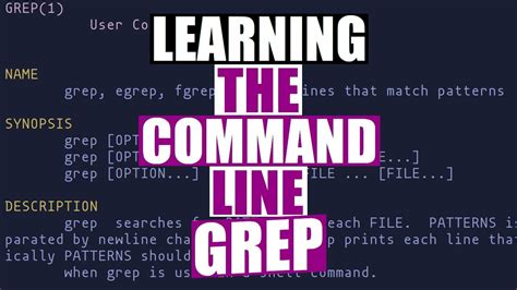 Search For Patterns Within Files With Grep YouTube