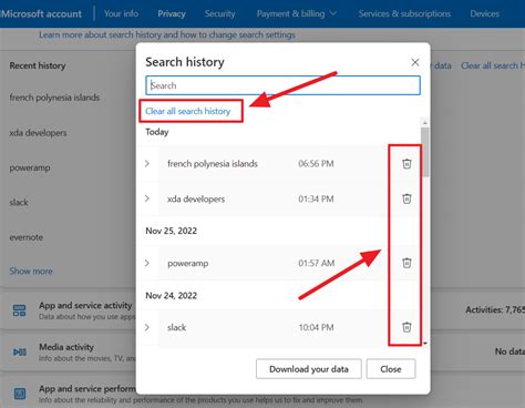 Search History How to View or Delete It