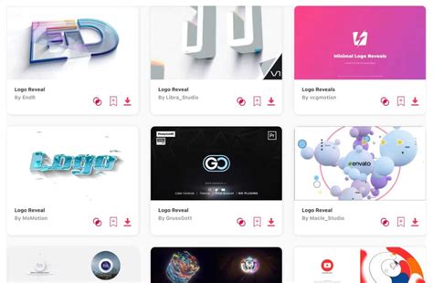 Search Logo Reveal Premiere Pro Templates Motion Array