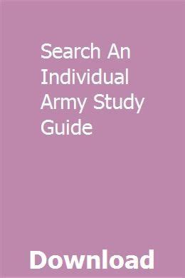 Search an individual army study guide. - Manuale di certificazione per ispettori di saldatura.