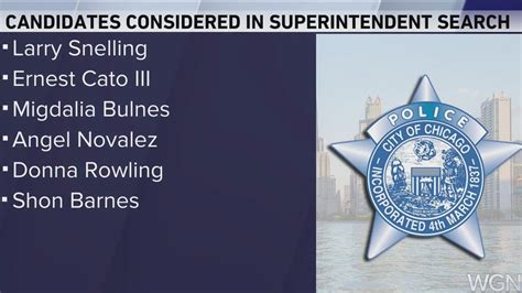 Search for CPD's next superintendent down to 6 candidates: report