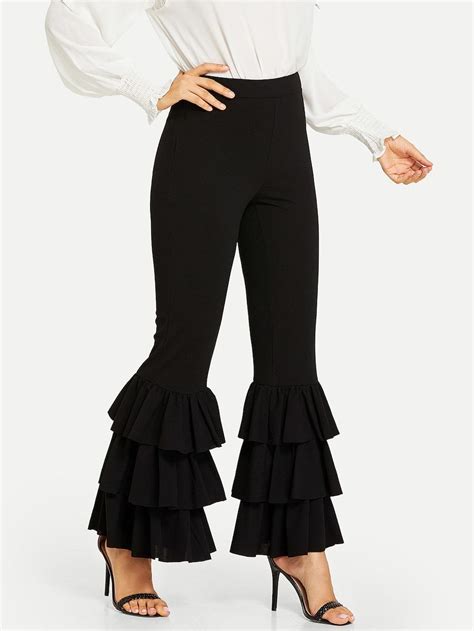 Search ruffle hem jeans SHEIN USA