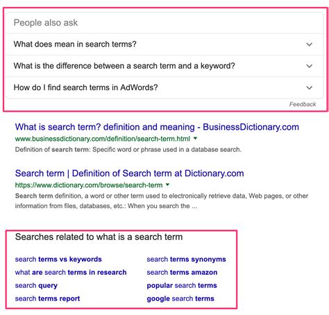 Search search terms. 