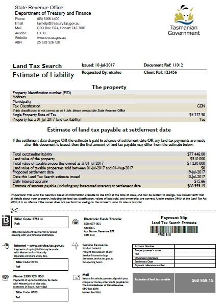 Search the Land Titles Register Service Tasmania