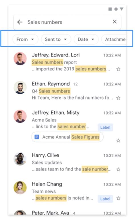 Searching Could Be a Bit Easier in the Android Gmail App