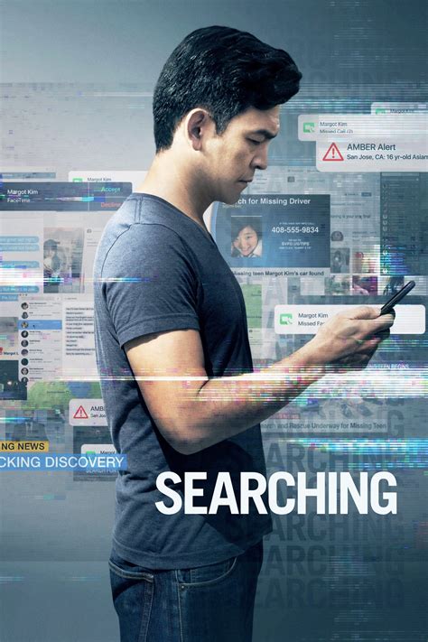 Searching movie. Released January 18th, 2018, 'Searching' stars John Cho, Michelle La, Debra Messing, Joseph Lee The PG13 movie has a runtime of about 1 hr 42 min, and received a user score of 76 (out of 100) on ... 