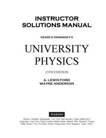 Sears and zemanskys university physics 13th edition solution manual. - Jeu des tarots, ou, le livre de thot.