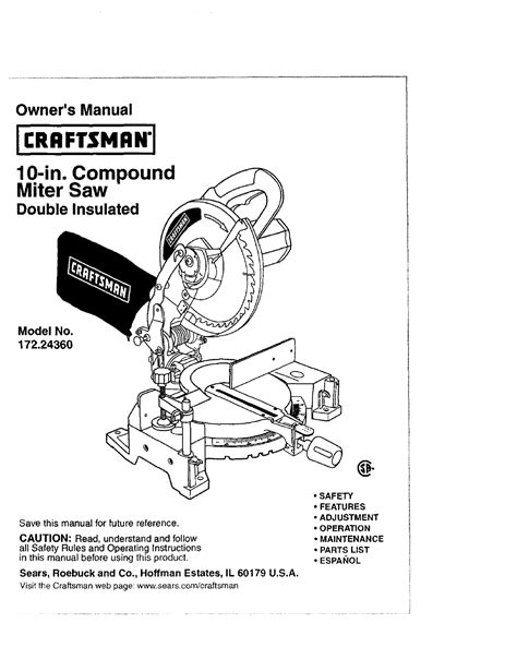 Sears craftsman 10 compound miter saw manual. - Briggs and stratton model 10a902 repair manual.