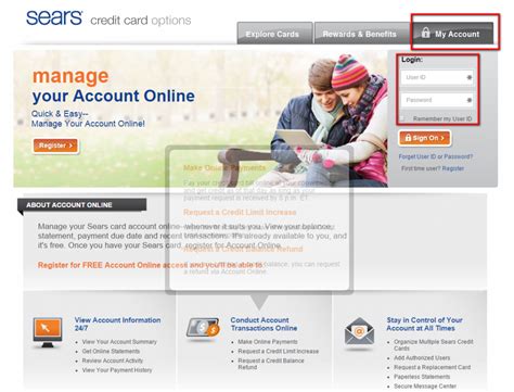 Searscard bill pay. To access your sears card login go to the following url: pay.searscard.com. If you are a first time user, go to activate.searscard.com to register your card information. If you need to reset your password there is a link at the bottom. Note: You will be automatically redirected to the Citibank Online website where you can set up your new ... 