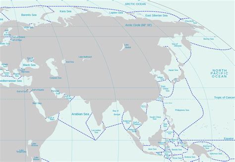 Seas of Asia: characteristics and importance Network …