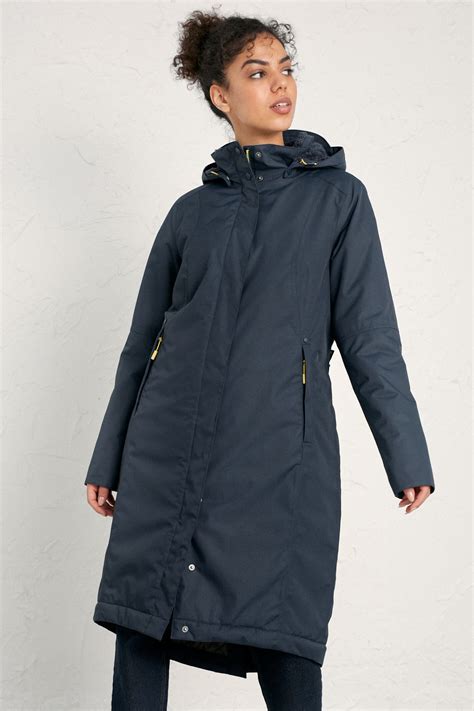 Seasalt Janelle Squid Ink Blue Raincoat Shirley Allum