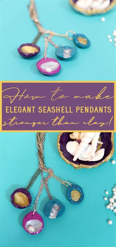 Seashell Pendants: How to Make a Seashell Imprint Necklace