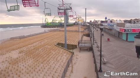 In Seaside Heights, thanks to a website called EarthCam.com, curious Internet users were able to get a glimpse of the crazy weather conditions on the boardwalk, hour by hour. The photo gallery above shows what the Seaside Heights boardwalk looked like at various times throughout the day, as the