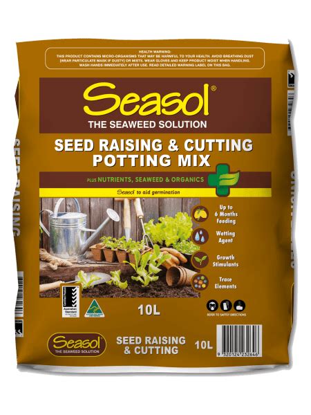 Seasol Seed Raising & Cutting Potting Mix 10L - Bunnings Australia