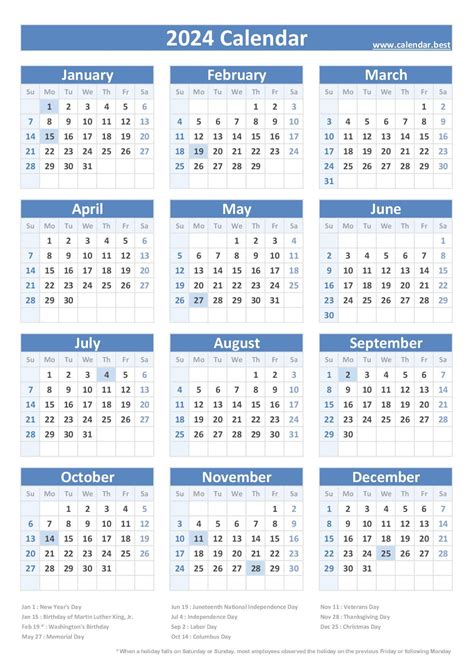 Seasonal Calendar Updates for 2024-24 Season