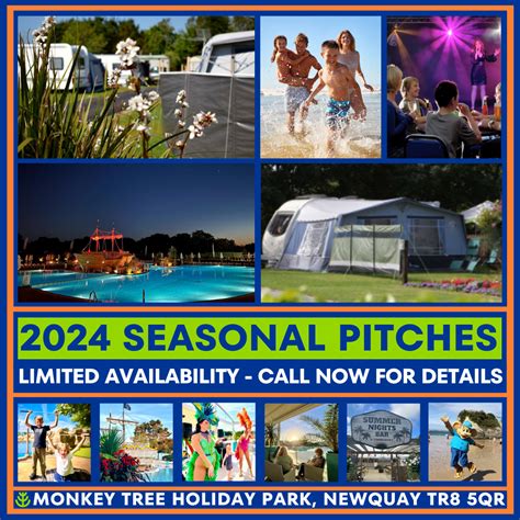 Seasonal Pitches - Monkey Tree Holiday Park - Newquay