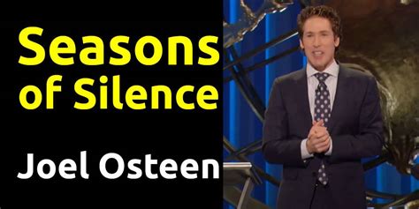 Seasons of silence sermon.  We&rsquo;re going to look at the entire section o...