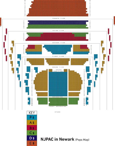 Seat Number Njpac Seating Chart