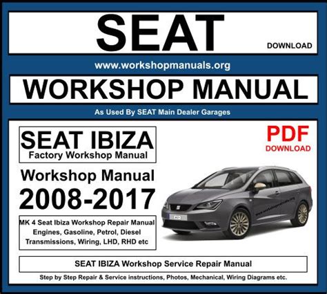 Seat ibiza service and repair manual. - 440a john deere skidder parts manual 121695.