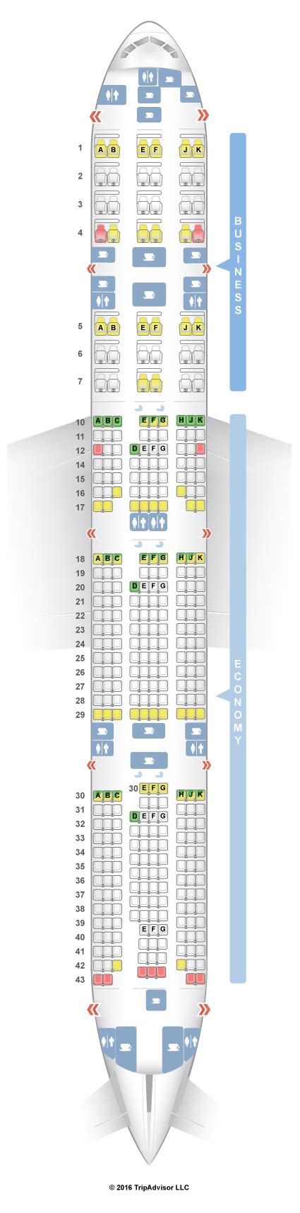 Yes. Detailed seat map Qatar Airways Boeing B777 200LR 259pax. Find the best airplanes seats, information on legroom, recline and in-flight entertainment using our detailed online seating charts.. 