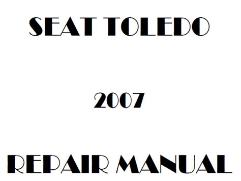 Seat repair manuals seat service manuals toledo. - Manual de energia eolica funcionamiento dimensionado y costes spanish edition.