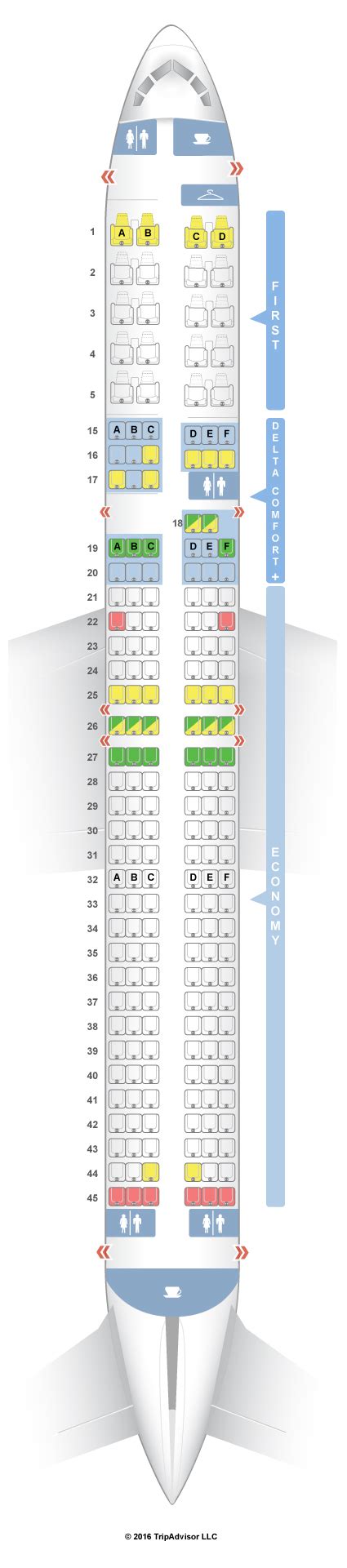 For your next Delta flight, use this seating chart to get the most com