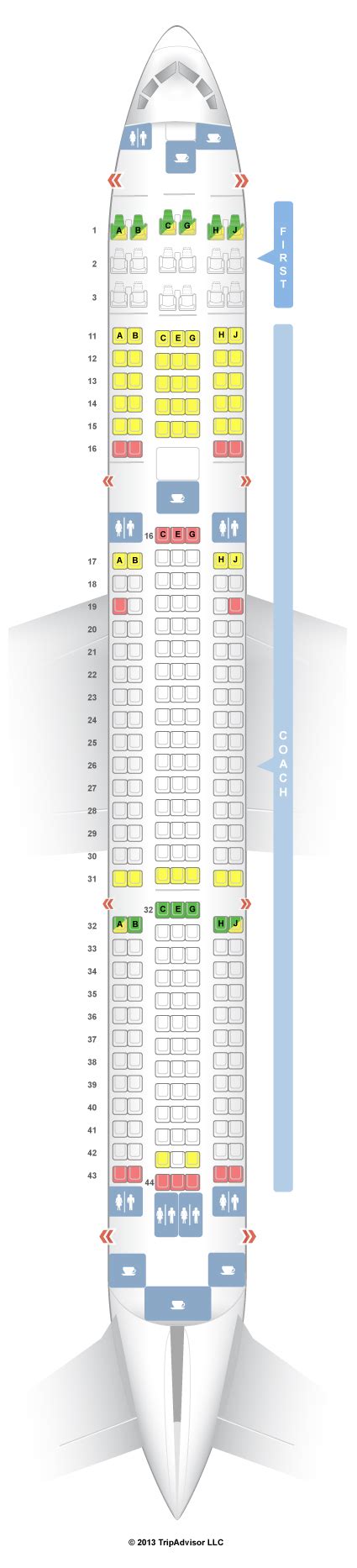 Hawaiian Airlines Seat Maps. Overview; Planes &