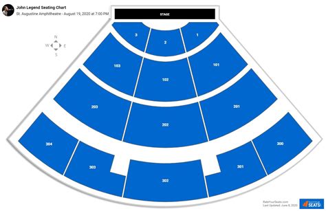 Seating Chart For St Augustine Amphitheatre