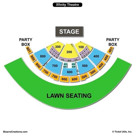 For reserved seating, the most popular spots are the front most sections as they have the best view of the stage (300 seats across three sections). Though the .... 