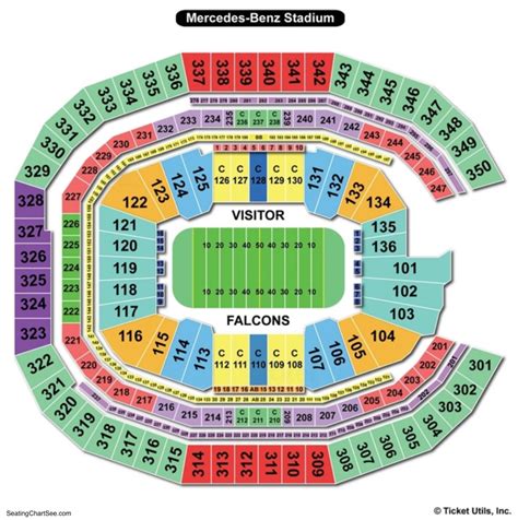 Seating mercedes benz stadium. Seating chart for the Atlanta Falcons and other football events. Mercedes-Benz Stadium seating charts for all events including football. Seating charts for Atlanta Falcons, Atlanta United. 