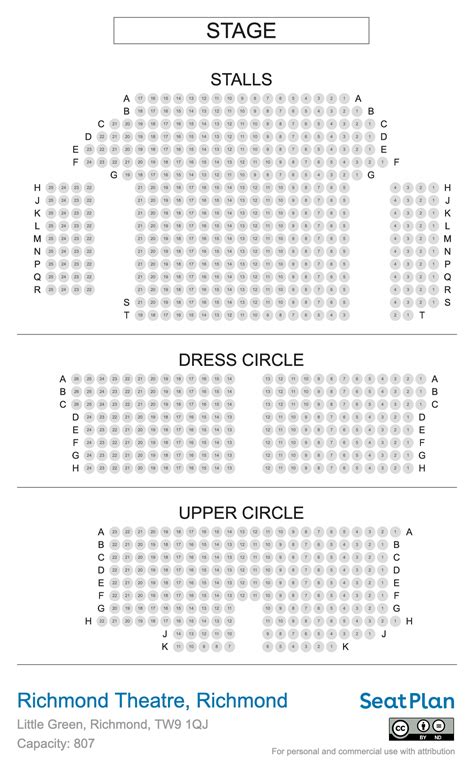 Seating plan richmond theatre. Richmond Theatre One of the oldest surviving theatres designed by iconic architect Frank Matcham, Richmond Theatre has sat in the heart of the local community since 1899. The beautiful Grade II-listed venue presents a wide range of quality shows, from pre- and post-West End Drama to record-breaking musicals, opera, dance and family entertainment. 