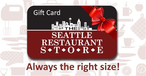 Seattle Restaurant Gift Certificates