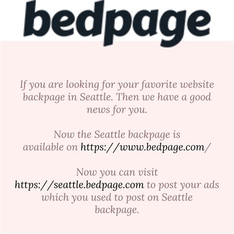 Seattle backpage. Things To Know About Seattle backpage. 