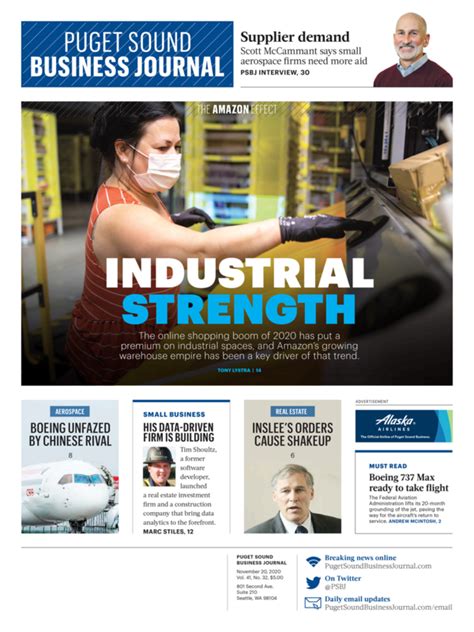 Seattle business journal. Get the latest news and insights on Seattle's business community, from commercial real estate to technology. Find events, lists, leads, awards and more from the Puget Sound … 